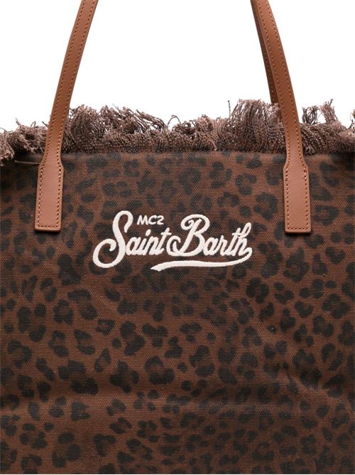 Borsa donna City Bag Fringe animalier MC2 SAINT BARTH | CITY BAG FRINGE00588L
